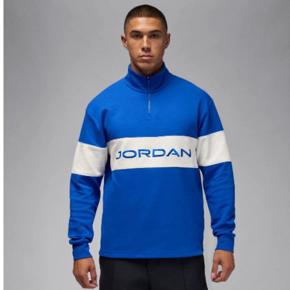 Nike Jordan Golf Half Zip Pullover Game Royal/Sail